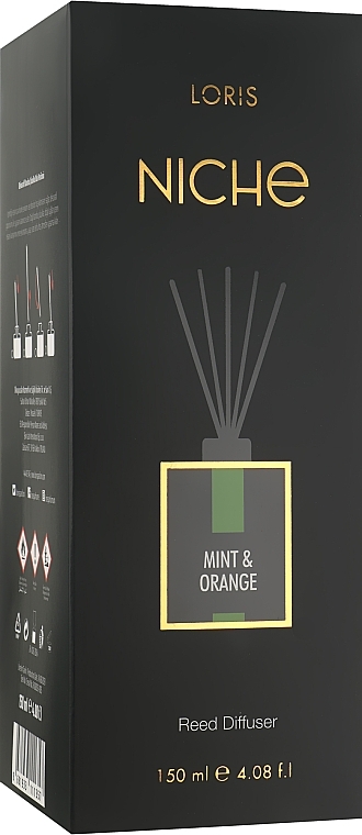 Mint & Orange Reed Diffuser - Loris Parfum Loris Niche Mint & Orange — photo N1