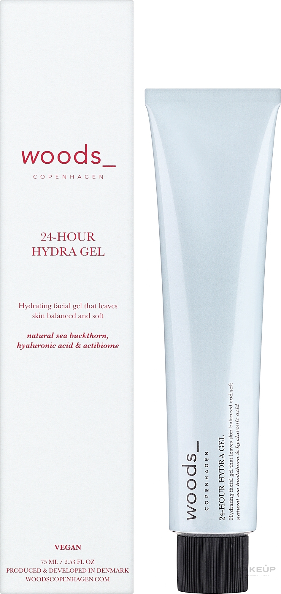 24-Hour Moisturizing Facee Gel - Woods Copenhagen 24-Hour Hydra Gel — photo 75 ml