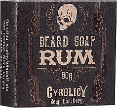 Fragrances, Perfumes, Cosmetics Rum Beard Soap - Cyrulicy Rum Beard Soap