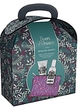 Fragrances, Perfumes, Cosmetics Tesori d`Oriente White Musk - Set (edp/100 ml + b/cr/75 ml + bag)