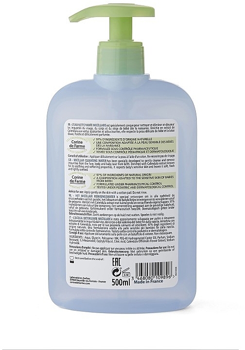 Baby Micellar Cleansing Water  - Corine De Farme Baby Micellar Cleansing Water — photo N2