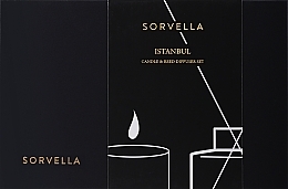 Fragrances, Perfumes, Cosmetics Set - Sorvella Perfume Home Fragrance Istanbul (aroma diffuser/120ml + candle/170g)