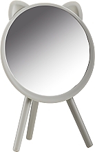 One-Side Cat Mirror on Stand, 4544, beige - Donegal — photo N4