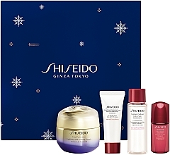 Set - Shiseido Vital Perfection Holiday Kit (f/cr/50ml + clean/foam/15ml + f/lot/30ml + f/conc/10ml) — photo N2