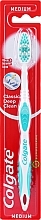 Classic Health Toothbrush, medium, turquoise - Colgate Classic Deep Clean — photo N1