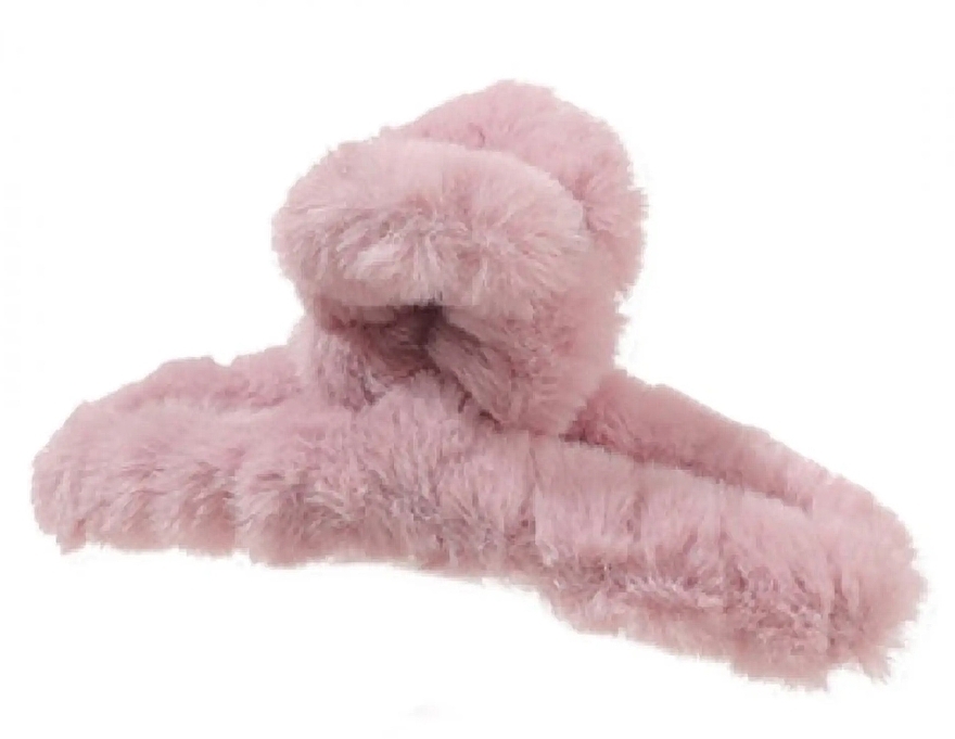 Claw Clip, SP240R, pink fur - Ecarla — photo N1