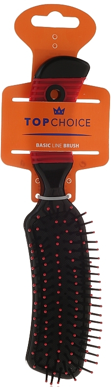 Hair Brush, 2663, black-red - Top Choice — photo N2