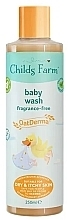 Shower Gel, fragrance-free - Childs Farm OatDerma Baby Wash Fragrance-Free	 — photo N1