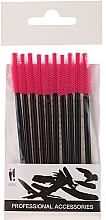 Fragrances, Perfumes, Cosmetics Brow & Lash Brush 10 pcs, crimson - Ibra