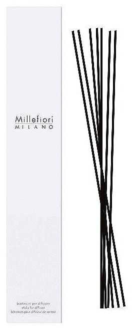 Reed Diffuser Sticks 100 ml - Millefiori Milano Air Design Black Sticks — photo N1