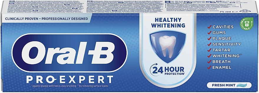 Whitening Toothpaste - Oral-B Pro-Expert Whitening Toothpaste — photo N10