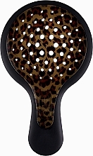 Hair Brush 71SP220NER MAC, black with leopard - Janeke Mini Superbrush — photo N2