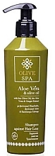 Anti-Hair Loss Shampoo - Olive Spa Aloe Vera Shampoo Against Hair Loss — photo N1