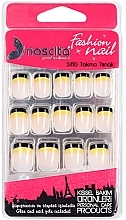 Fragrances, Perfumes, Cosmetics False Nails, 24 pcs - Nascita Professional French Nail 607