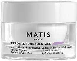 Fragrances, Perfumes, Cosmetics Biphase Facial Mask - Matis Reponse Fondamentale Authentik-Fundamental Mask Dual-Fhase