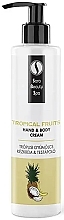 Fragrances, Perfumes, Cosmetics Hand and Body Cream 'Tropical Fruit' - Sara Beauty Spa Hand & Body Cream Tropical Fruit