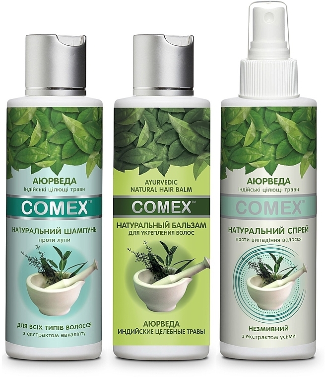 Anti-Dandruff Complex Set - Comex (shm/150ml + balm/150ml + spray/150ml) — photo N1