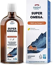 Fragrances, Perfumes, Cosmetics Omega 3 Dietary Supplement, lemon flavor, 2900mg - Osavi Super Omega