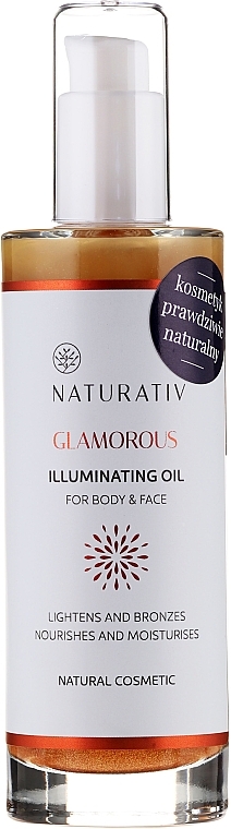 Body Oil - Naturativ Glittering Body Oil — photo N1