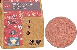 Fragrances, Perfumes, Cosmetics Solid Shampoo with Baked Apple Scent, red - Accentra Hello Winter Shampoo Bar