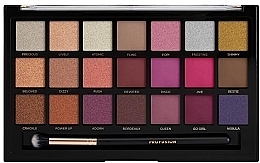 Eyeshadow Palette - Profusion Cosmetics Pro Pigment 21 Pro Pigment Shades & Brush — photo N2