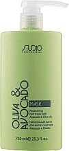 Fragrances, Perfumes, Cosmetics Nourishing Hair Mask with Avocado & Olive Oils - Kapous Professional Studio Hair Mask