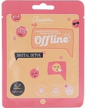 Fragrances, Perfumes, Cosmetics Sheet Mask 'Offline-Digital Detox' - Isabelle Laurier Facial Sheet Mask