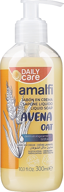 Hand Cream Soap 'Oats' - Amalfi Avena Liquid Soap — photo N2