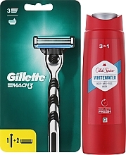 Set - Gillette (razor/1 pc + sh/gel/250 ml) — photo N2