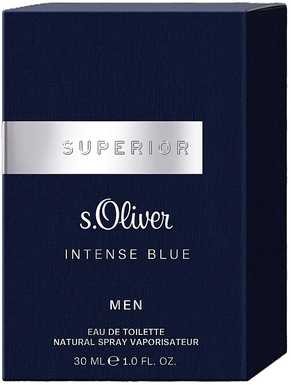 S.Oliver Superior Intense Blue - Eau de Toilette — photo N3