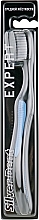 Fragrances, Perfumes, Cosmetics Medium Toothbrush, black-blue - Modum Silver Dent Expert