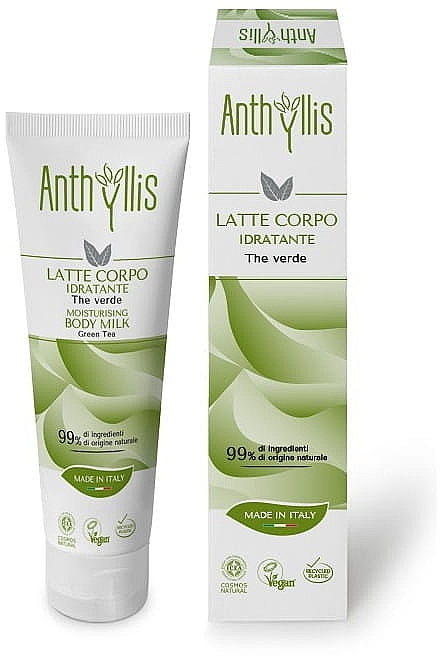 Green Tea & Shea Butter Body Milk - Anthyllis Muisturizing Green Tea Body Milk — photo N1