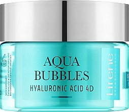 Fragrances, Perfumes, Cosmetics Moisturizing Facial Hydrogel - Lirene Aqua Bubbles Hyaluronic Acid 4D Hydrating Hydrogel