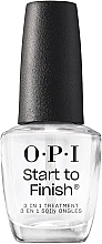 Multifunctional Nail Strengthening Treatment - OPI Start To Finish 3-In-1 Treatment — photo N1