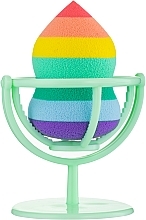 Makeup Sponge on Stand, PF-67, multicolor - Puffic Fashion — photo N1