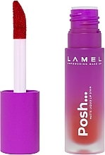 Matte Lipstick - LAMEL Posh Matte Liquid Lip Stain — photo N1