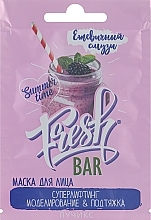 Fragrances, Perfumes, Cosmetics Super Lifting Face Mask 'Blackberry Smoothie' - Luchiks FreshBar