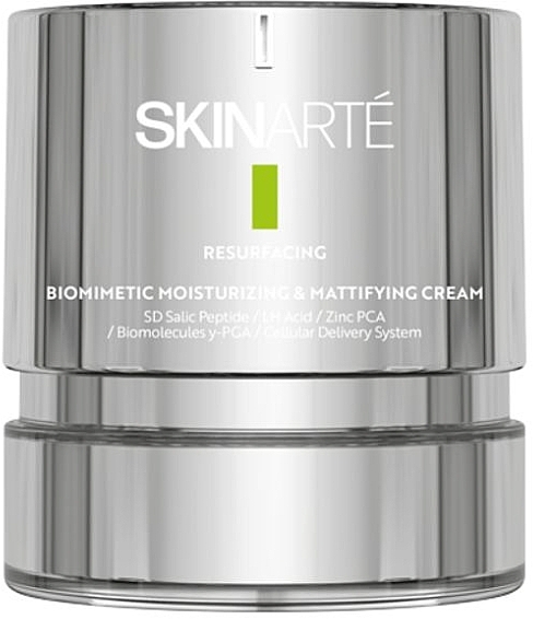 生体模倣の保湿＆艶消しフェイス クリーム - Skinarte Resurfacing Biomimetic Moisturizing & Mattifying Cream — photo N1