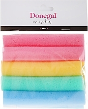 Sponge Rollers 9252, medium, multicolored, 10 pcs - Donegal Sponge Rollers — photo N1
