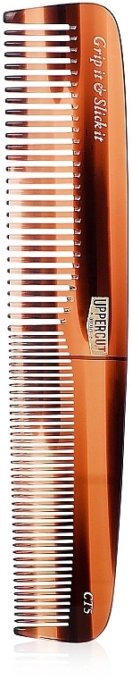 Hair Brush - Uppercut Deluxe CT5 Tortoise Shell Comb — photo N1