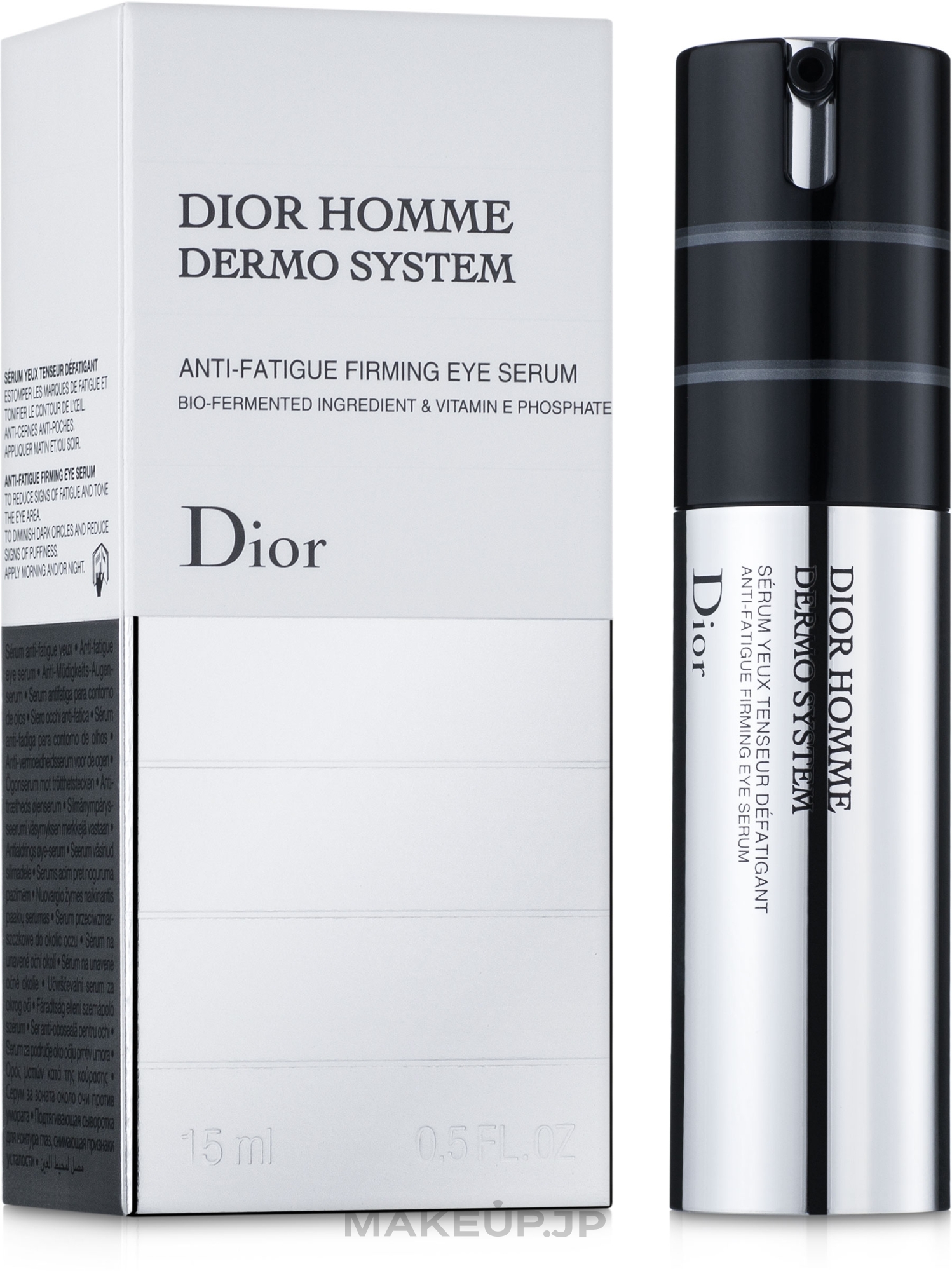 Lifting and Firming Eye Serum for Men - Dior Homme Dermo System Eye Serum — photo 15 ml