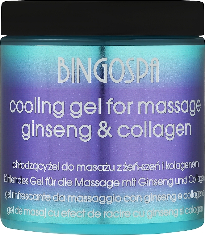 Massage Cooling Ginseng & Collagen Gel - BingoSpa — photo N1