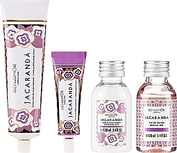 Set - Benamor Jacaranda (b/cr/150ml + b/lot/100ml + hand/cr/30ml + sh/gel/100ml) — photo N1