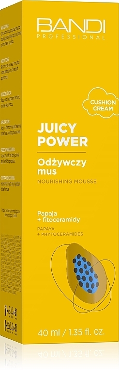 Nourishing Face Mousse - Bandi Professional Juicy Power Nourishing Mousse Papaya + Phytoceramides — photo N2