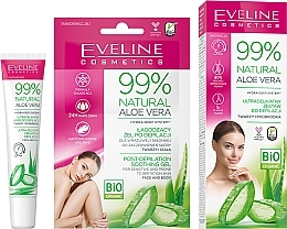 Fragrances, Perfumes, Cosmetics Hair Removal Set - Eveline Cosmetics Ultra-Delicate Set For Depilation (depil/cr/20ml + post/depil/gel/2x5ml + spatula/1pc)
