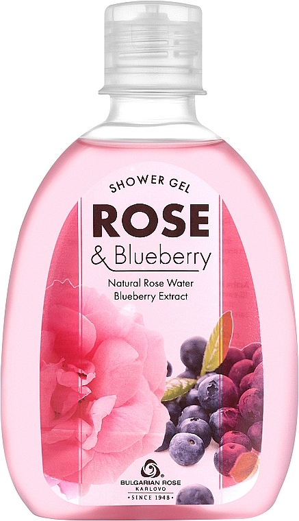 Rose & Blueberry Shower Gel - Bulgarian Rose Rose & Blueberry Shower Gel — photo N4