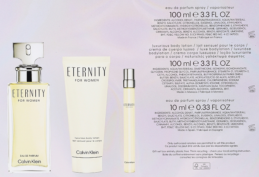 Calvin Klein Eternity For Woman - Calvin Klein Eternity For Woman — photo N4