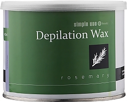 Hot Depilation Wax in Jar 'Rosemary' - Simple Use Beauty Depilation Wax — photo N5