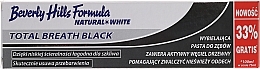 Toothpaste - Beverly Hills Formula Natural White Total Breath Black — photo N1