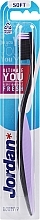 Toothbrush Ultimate You, soft, black and purple - Jordan Ultimate You Soft — photo N1